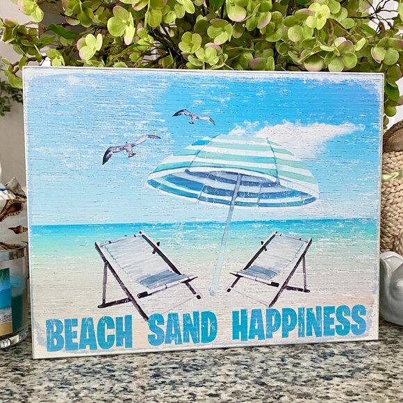 Other - Coastal Style Wood Sign Decor
